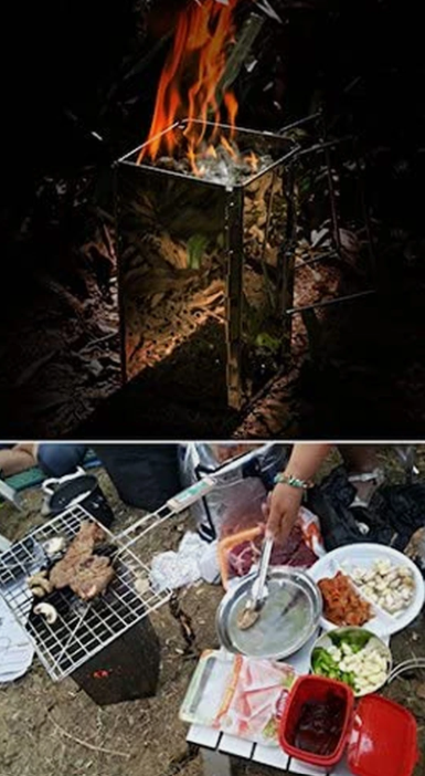 Charcoal Chimney starter - Collapsible