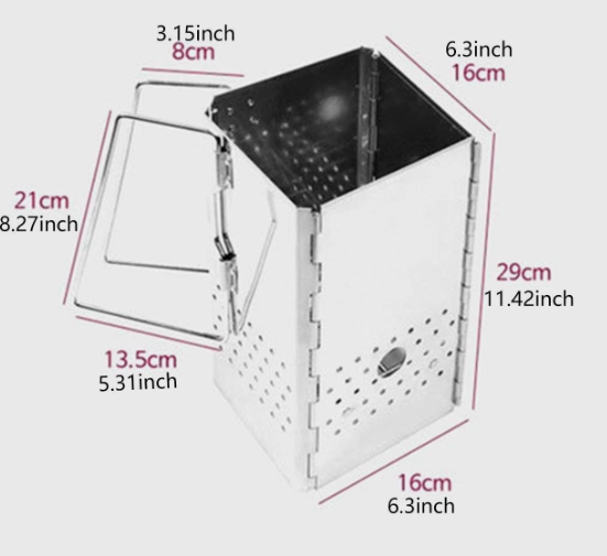 Charcoal Chimney starter - Collapsible