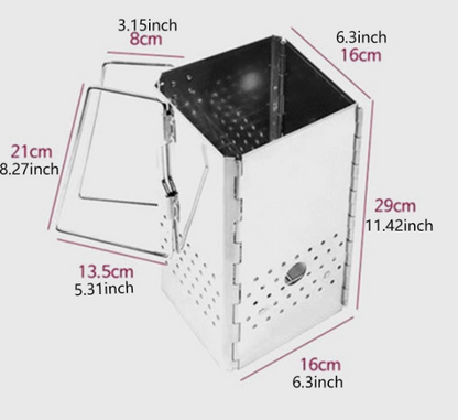 Charcoal Chimney starter - Collapsible