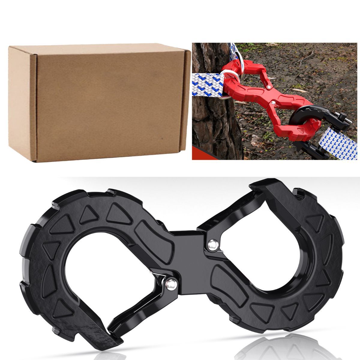 Heavy-duty S-shaped trailer tow hook-DELIVERY ONLY
