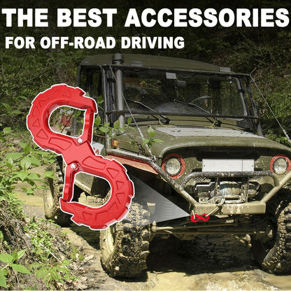Heavy-duty S-shaped trailer tow hook-DELIVERY ONLY