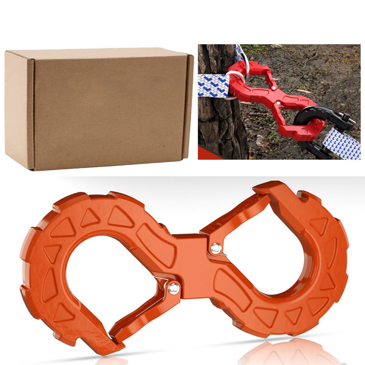 Heavy-duty S-shaped trailer tow hook-DELIVERY ONLY