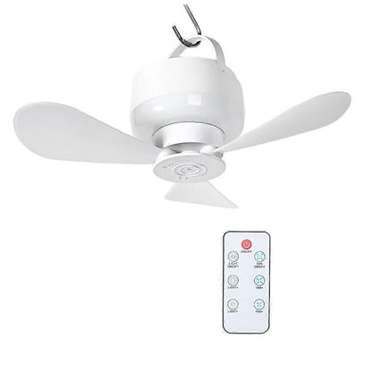Camping Fan with LED Light Portable Rechargeable-DELIVERY ONLY