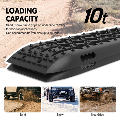 X-BULL Winch Recovery Kit 13PCS Recovery tracks /Snatch Strap Off Road 4X4-DELIVERY ONLY
