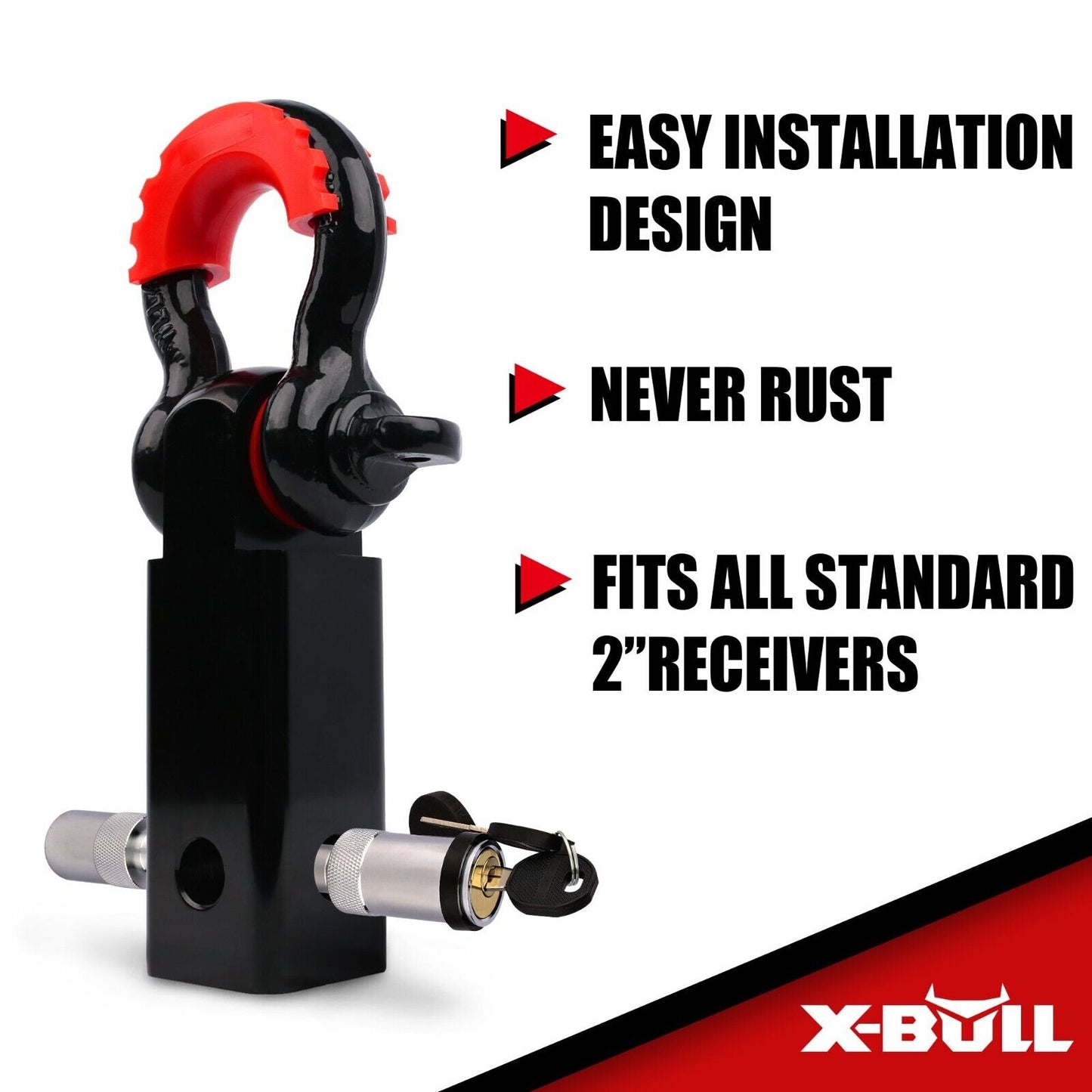 X-BULL Winch Recovery Kit 13PCS Recovery tracks /Snatch Strap Off Road 4X4-DELIVERY ONLY
