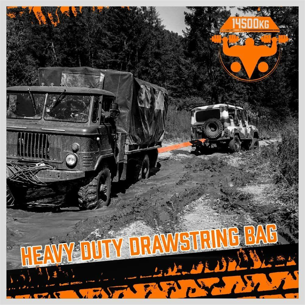 Heavy Duty 9.1M Recovery Tow Straps Snatch Kit -DELIVERY ONLY