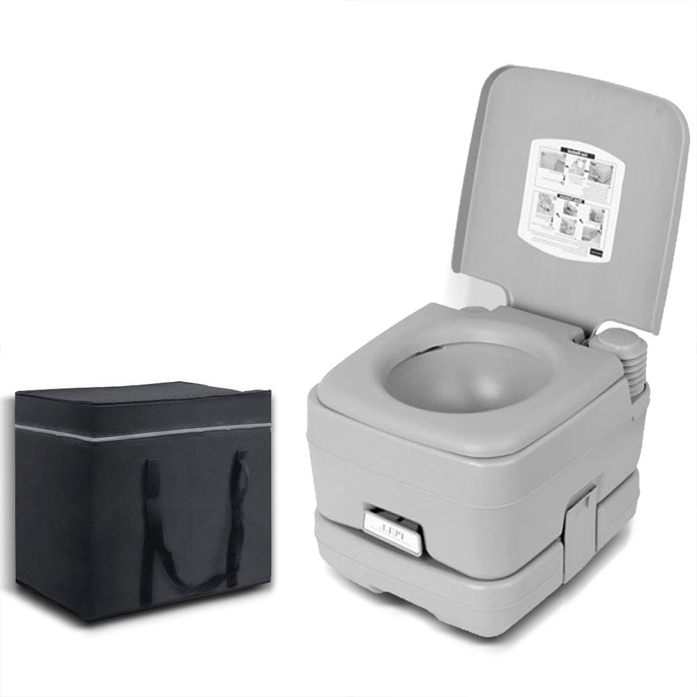 10L Outdoor Portable Camping Toilet Bonus Carry Bag-DELIVERY ONLY
