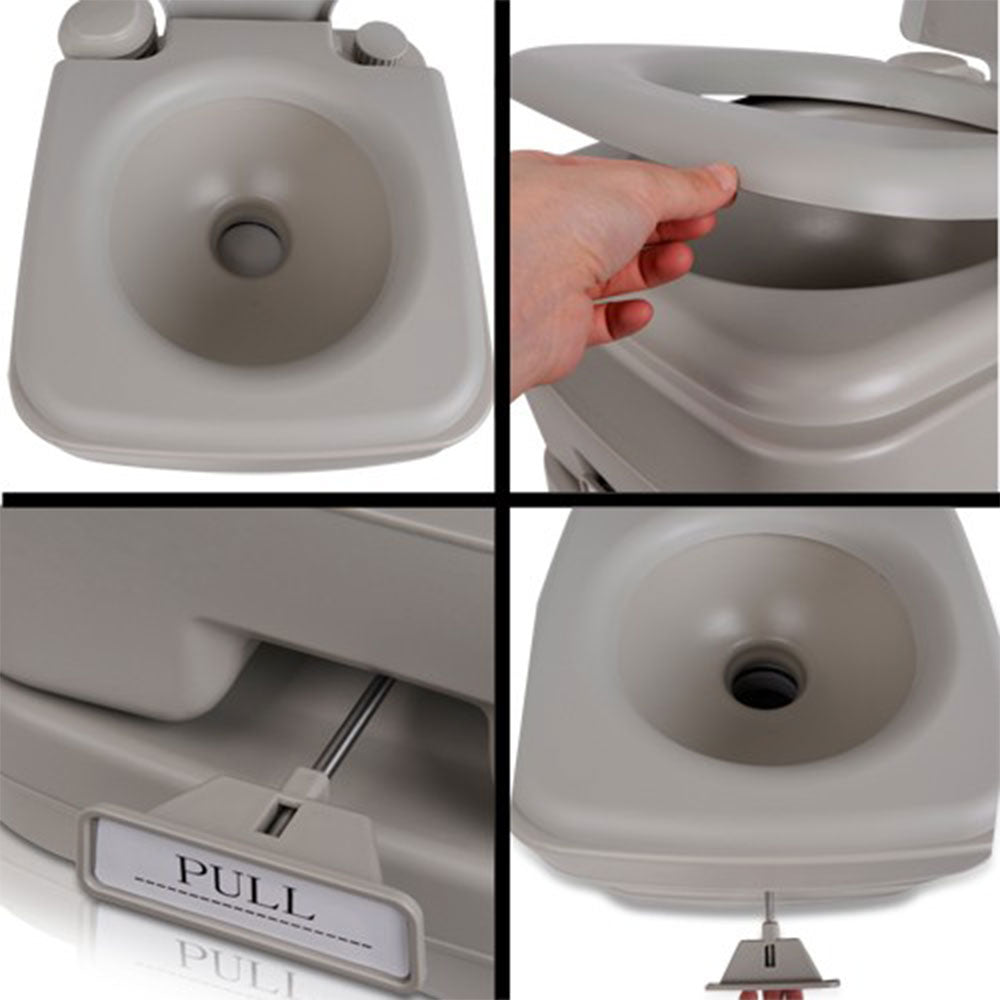 10L Outdoor Portable Camping Toilet Bonus Carry Bag-DELIVERY ONLY