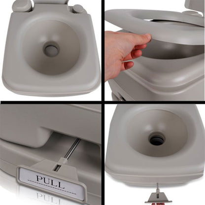 10L Outdoor Portable Camping Toilet Bonus Carry Bag-DELIVERY ONLY