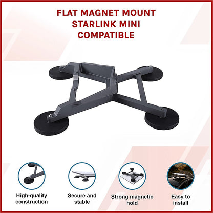 Flat Magnet Mount Starlink Mini Compatible-DELIVERY ONLY