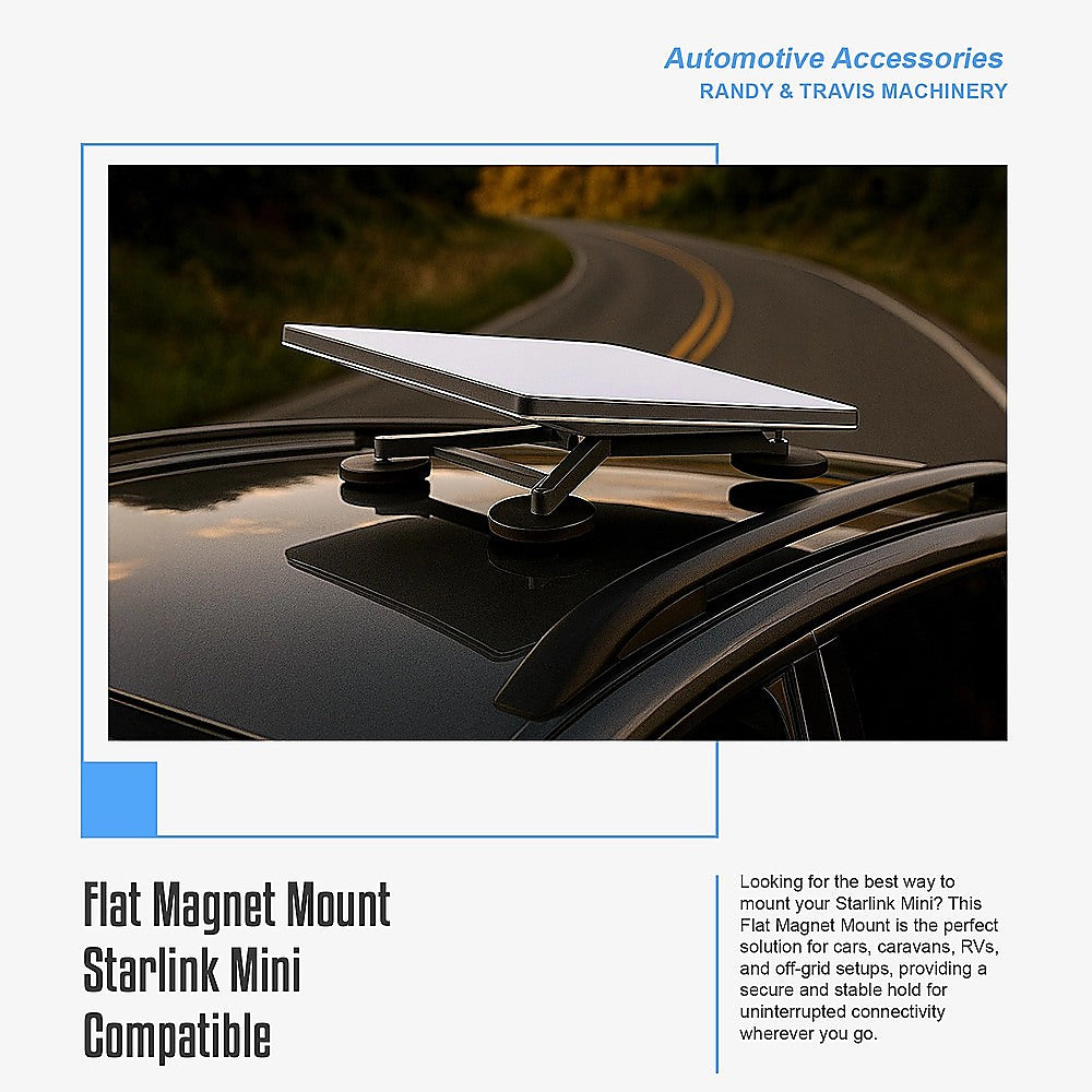 Flat Magnet Mount Starlink Mini Compatible-DELIVERY ONLY