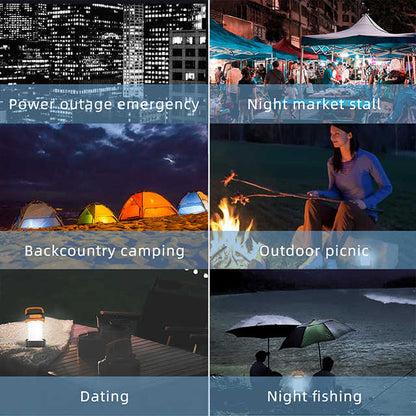 Collapsible Portable Solar LED Camping Lantern -DELIVERY ONLY