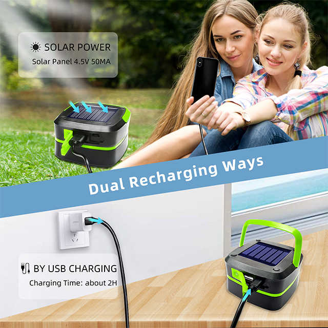 Collapsible Portable Solar LED Camping Lantern -DELIVERY ONLY