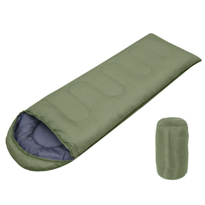 2-in-1 Winter Camping Warmth Kit with Carry Bag: GREEN - DELIVERY ONLY