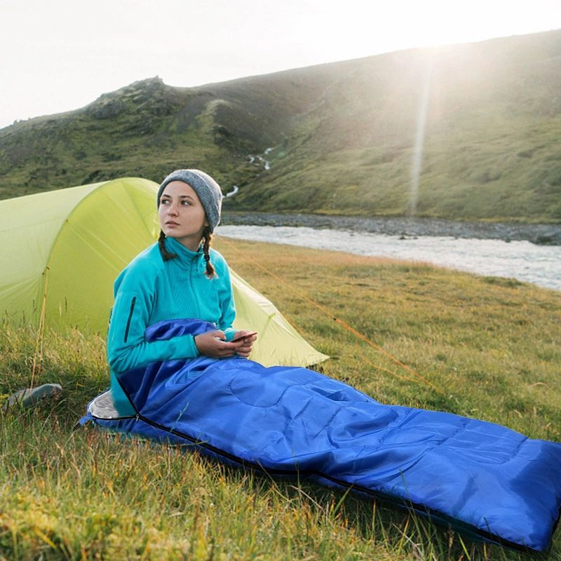 2-in-1 Winter Camping Warmth Kit with Carry Bag:  NAVY - DELIVERY ONLY