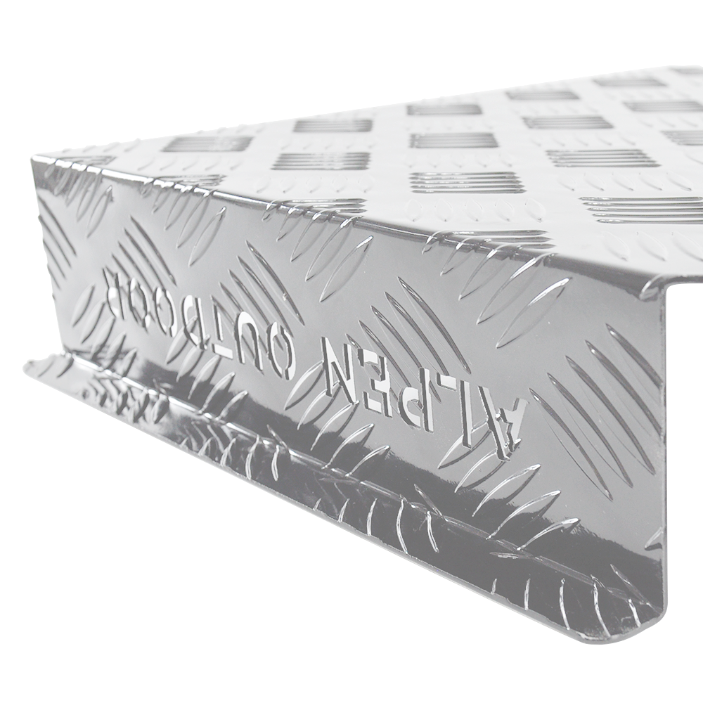 Aluminum Caravan Diesel Heater Bracket Silver -DELIVERY ONLY