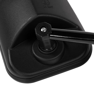 2x Towing Mirrors Pair Clip on Multi Fit Clamp On Towing Caravan 4X4 Trailer 