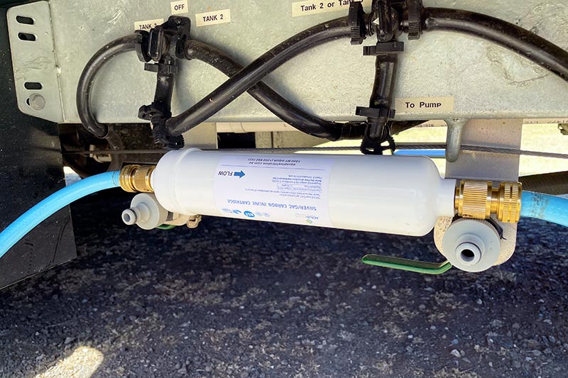 Inline Silver GAC Caravan Filter - Fittings Included