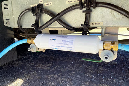 Inline Silver GAC Caravan Filter - Fittings Included