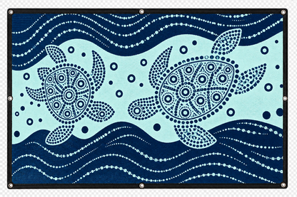Turtle Design - Recycled Camping Mat