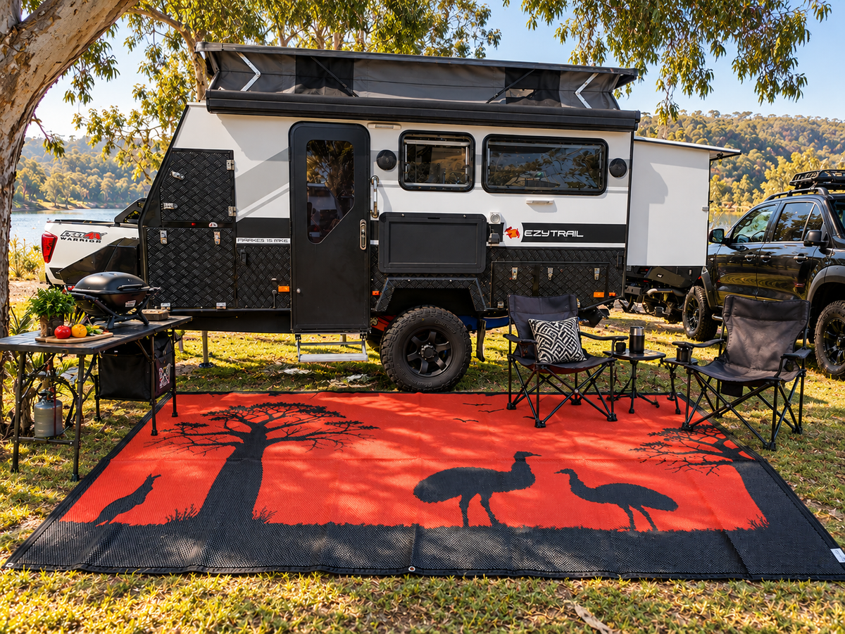 Aussie Emu Design Recycled Camping Mat