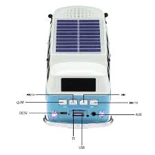 VW Kombi Solar Blue Tooth Speaker