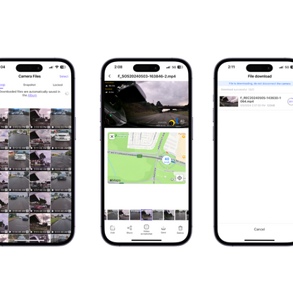 Mirror Mount Dash Cam | 3 Channel | RVM966+