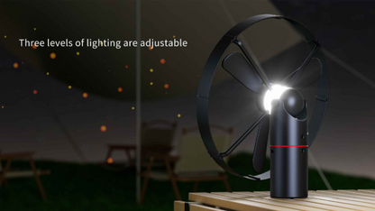 Portable Fan, Powerbank, Camp Light & Mozzie Repellent