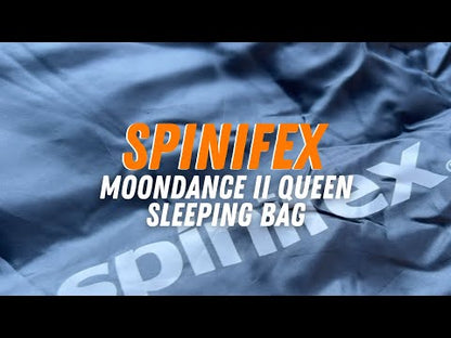 Spinifex Moondance II 0° Synthetic Queen Sleeping Bag Blue