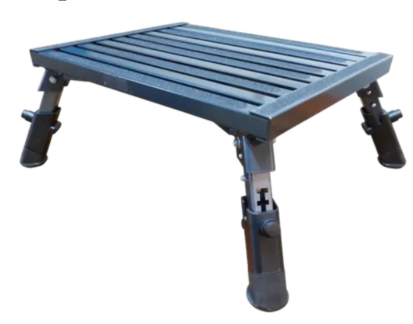Adjustable Folding Step- Heavy Duty 300kg weight rating